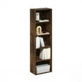 thumbnail image 5 of Furinno Luder 5-Tier Reversible Color Open Shelf Bookcase in Amber Pine, 5 of 6