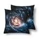 GCKG Génial Spirale Galaxie Terre Taie d'Oreiller Coussin Coussin Couvre 18x18 Pouces Set de 2 – image 1 sur 3