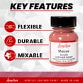 thumbnail image 2 of Pintura acrílica Angelus para piel, 30 ml, color malva, 2 of 9