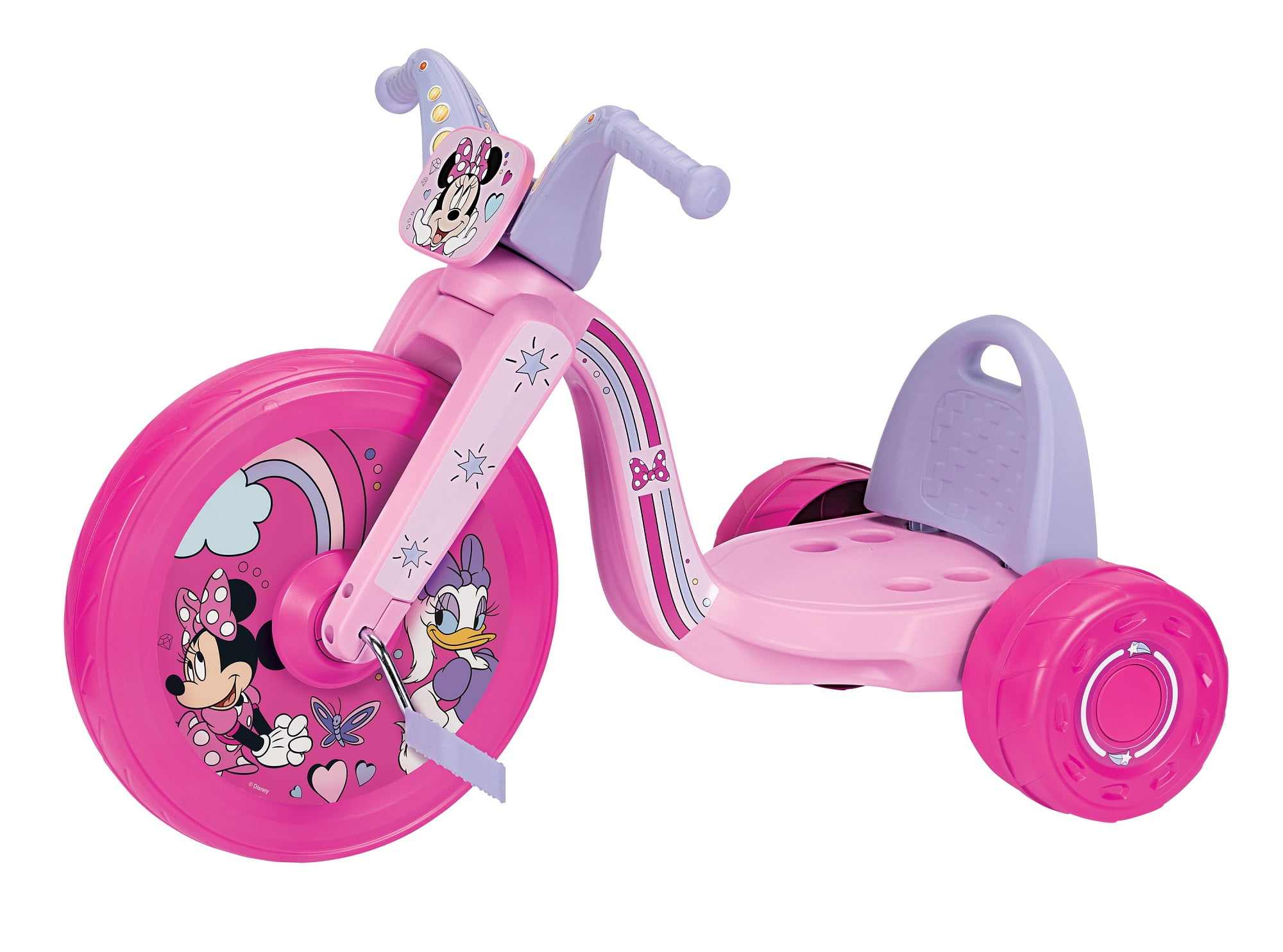 Fly Wheels Minnie Mouse Tricycle with 15 inch Front Wheel with Light Child Age 3 to 7 Years