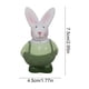 thumbnail image 3 of CaiYueKe Easter Bunny Figurine Resin Home Decor Tabletop Shelf Statue Spring Holiday Decoration Gift for Party Favors Centerpiece Cute Rabbit Ornament, 3 of 7