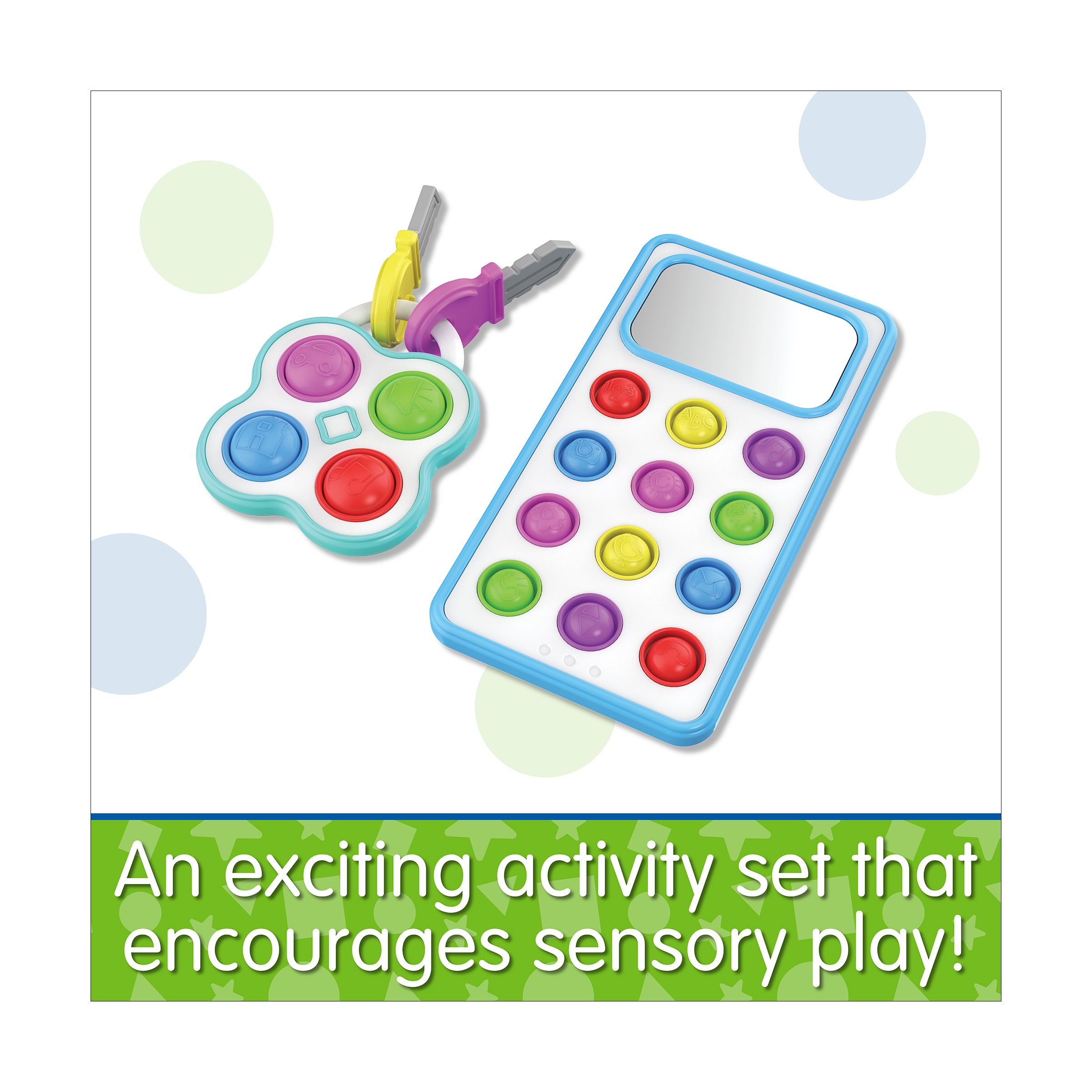 The Learning Journey Early Learning - Pop & Discover Phone and Keys Activity Set
