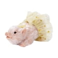thumbnail image 4 of Cerdo de silicona realista, mini juguete de cerdito para niños y niñas, regalo de San Valentín. con vestido amarillo, 4 of 9