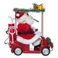 thumbnail image 3 of Kurt S. Adler 11.25 in. Fabriche Santa Driving Golf Cart, 3 of 4