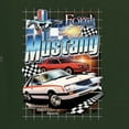 thumbnail image 6 of Wild Bobby, Mustang Untamed American Spirit Ford Cars and Trucks Men Long Sleeve Shirt, Forest Green, 3X-Large, 6 of 6