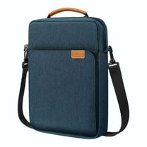 WMGHA 13.3 Inch Tablet Crossbody Bag - Shockproof Laptop Messenger Bag with Storage Pockets, Lightweight Water-Resistant Case for iPad Pro/Surface/Student Business Use