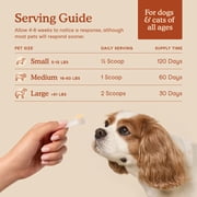 Fera Pets Dog & Cat Probiotics Powder with Prebiotics - USDA Organic - Gut Health Support - 60 Scoops