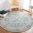 thumbnail image 2 of SAFAVIEH Suzani Virginia Oriental Area Rug, Grey/Ivory, 6' x 6' Round, 2 of 10