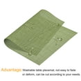 thumbnail image 4 of Unique Bargains Napperons 450x300mm Lot de 4 PVC Lavables Tissés Vert Gazon, 4 of 6