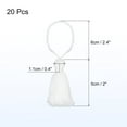 thumbnail image 2 of Unique Bargains 20 Packs Bookmark Tassels 4.3 Inch Hanging Loop Small Tassels Soft Mini Tassels, Pale White, 2 of 7