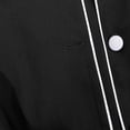 thumbnail image 3 of ZGRBOU Clergy Robe for Women Long Sleeve Stand Collar Cassock Flared Sleeves Button Vestments Halloween Cosplay Costume, 3 of 4