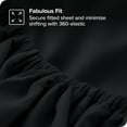 thumbnail image 4 of Bare Home 2-Pack Fitted Sheets - Premium 1800 Collection - Ultra-soft - Deep Pocket - Queen, Black, 4 of 8