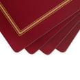 thumbnail image 3 of Set of 4 Classic Burgundy Cork-Backed Placemats, 3 of 4