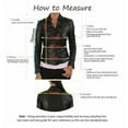 thumbnail image 5 of Noora Womens Lambskin Black Leather Bomber Jacket  Motorcycle Jacket With Zipper & Pocket | Stand up Collar | ST04, 5 of 8