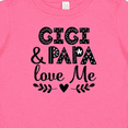thumbnail image 4 of Inktastic Gigi and Papa Love Me Grandbaby Boys or Girls Baby T-Shirt, 4 of 5