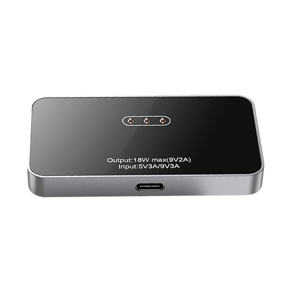 Aluminum Alloy Magnetic Wireless Chargers For Pad With 18W Fast Charge