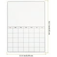 thumbnail image 2 of Topboutique Magnetic Calendar Weekly Schedule Fridge Whiteboard Reminder Board Dry Erase Whiteboard Chart Calendar Memo Message Board with 3 Markers/3 Magnetic Nail/1 Dry Eraser, 2 of 7