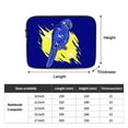 thumbnail image 4 of LNWH Colorful Abstract Parrot Pattern Laptop Sleeve, Notebook Computer Pocket Tablet Briefcase Carrying Bag, 13 inch Laptop Case, 4 of 8