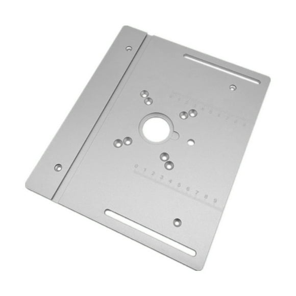 Plaque d'Insertion de Table de Routeur en Alliage d'Aluminium Bois Fraisage Flip Board Gravure Machine Outil Auxiliaire Scie à Table Bancs de Menuiserie