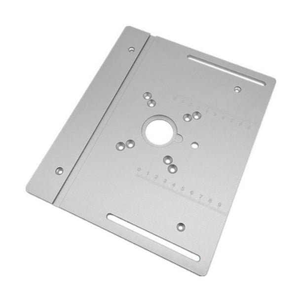 Placa de inserción Tomshoo para mesa de enrutador Aleación de aluminio