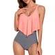 thumbnail image 1 of Traje de baño de una pieza para mujer con cuello en V profundo drapeado Flroal trajes de baño traje Abanopi Traje de baño, 1 of 7