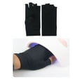 Cptfadh Nail Patch Nail Gloves Illuminated Open Finger Nail Gloves Anti