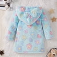 thumbnail image 5 of Xyant Toddlers Kids Hooded Robe Boys Girls Soft Flannel Bathrobes Pajamas Plush Robe,Size 6-7 Years, 5 of 9