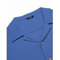 thumbnail image 4 of COOFANDY Men's 2 Piece Summer Beach Linen Button Down Shirt & Pant Outfit Set, 4 of 12