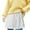 White, variant on White Skirt Base Skirt Fart Curtain Folded In White Sweater With Wrap around Bed Skirt, Size S
