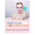 thumbnail image 3 of Hygienic Silicone Body Scrubber, Ergonomically Designed Long Handle For Ease Of Use, Double-Sided With Food Grade Silicone For Deep Cleaning And Relaxing Massage, Durable And Safe, 3 of 5