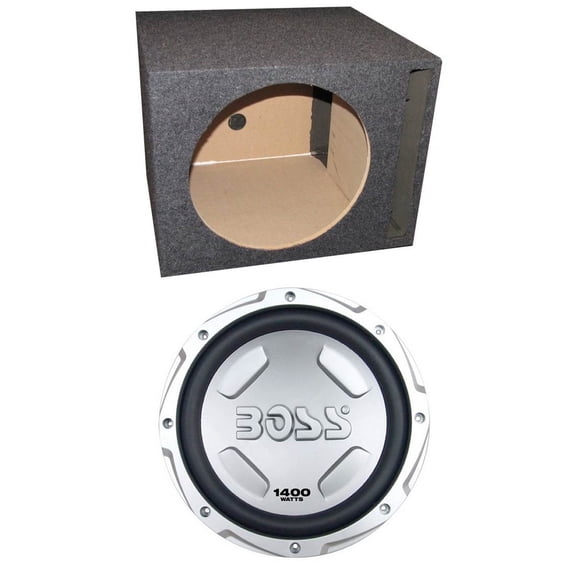 BOSS AUDIO Chaos CX122 12" 1400 Watt Car Power Subwoofer Woofer   Vented Sub Box