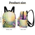 thumbnail image 2 of Mushroom Forest Fantasy Small Backpack Cute Mini Backpacks For Woman Lightweight Daypacks, 2 of 8