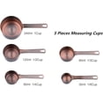 thumbnail image 2 of MISSUNNY Copper Measuring Cups and Spoons Set, 11 Pieces, Copper, Stainless Steel with Copper Paint, Measuring Set, Home & Kitchen, 2 of 4