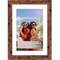 thumbnail image 1 of Vittanly 5x7 Picture Frame, Display Pictures 4x6 with Mat or 5x7 without Mat, Premium Material with Shatter Resistant Plexiglass, Photo Frame for Wall or Table Top Display, Dark Brown, 1 Pack, 1 of 1