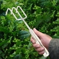 thumbnail image 4 of Kugisaki Râteau Petit en Acier Inoxydable avec Poignée de Soudage Intégrée pour le Jardinage Râteau à Dents Multiples avec Multiples Griffes pour Conduite en Mer Outil de Jardin pour Desserrage en Liquidation, 4 of 8
