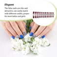 thumbnail image 3 of facefd Nail Art Delicate Removable Artificial Tips Extension Fingernails Fashion Wraps Manicure Tools Decoration for Girls Type 1 Type 11, 3 of 6
