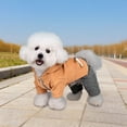 thumbnail image 4 of Heavy Duty Dog Winter Coat, 1 Pack, Windproof Thermal Snow Jacket for Cold Weather, Warm Puppy Clothes for Chihuahua Yorkie Outdoor Walking, Size S, 4 of 5