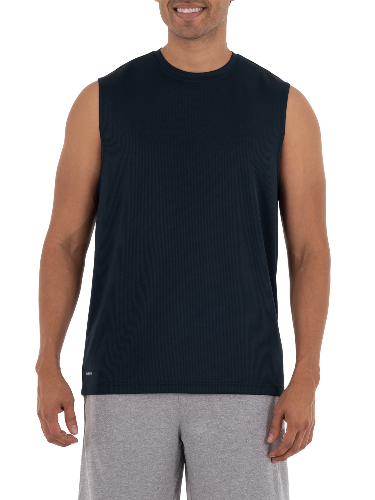 Athletic Works Men's and Big Men's Quick Dry Muscle Tee, up to 5XL ...