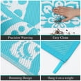 thumbnail image 7 of Ileading 6'x 9' Outdoor Rug for Patio Clearance, Reversible Outdoor Plastic Straw Camping Rug, Portable Washable Reversible Mats for Camping, RV, Picnic, Beach, Backyard, Pool Deck, 7 of 7