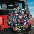thumbnail image 2 of Lotusprinthandmade Abstract Puffin Spare Tire Cover With Backup Camera Hole 6 Sizes (27 in.), 2 of 7