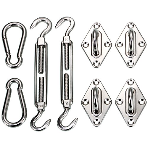 Ollieroo Hardware Kit for Sun Shade Sail Installation