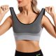 thumbnail image 2 of Gibobby Camiseta con ultraligeros One Smooth U para mujer Sujetador de encaje Tirantes convertibles Brasieres para mujer sin varilla(Gris,XXL), 2 of 5
