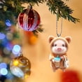 thumbnail image 4 of Bamboohart Rearview Mirror Decoration Pendant - Keychain Pendant for Home Decoration  Yellow Plastic Automotive Pendant  Compact Car Accessory  8x6x0.37 Centimeters (3.15x2.36x0.15 Inches, 4 of 6