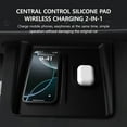 thumbnail image 3 of Car Wireless Charging 2in1 Silicone Pad For Tesla Model Y Juniper 2025 Phone Earphone Anti-Slip Protector Mat Washable Dust - Resistant Dual Wireless Charger Pad, 3 of 24