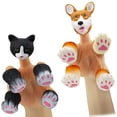 thumbnail image 1 of YSTINNG Jouets Mignons de Marionnettes à Doigt en Forme d'Animaux, Marionnette Chat et Marionnette Chien, Marionnettes d'Animaux pour Raconter des Rôles, un Excellent Cadeau pour Enfants. DYF329-4054, 1 of 8