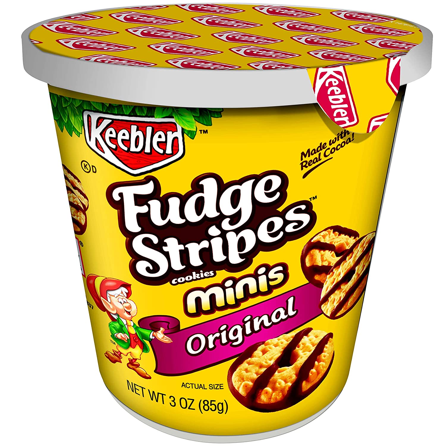 Fudge Stripes Cookies Minis In A Cup, Original, 3 Oz