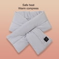 thumbnail image 4 of Heating Scarf Quick Heating Intelligent Switch Windproof Invisible Pocket Plush Lining Japanese Style Winter Scarf for Outdoor, 4 of 8