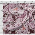 thumbnail image 2 of Soimoi Asian Paisley Print,Cotton Poplin, Sewing Fabric Sold by The Yard 42 Inch Wide,Sewing Craft Quilting/Quilt Making Fabric, Light Pink, 2 of 5