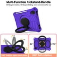 thumbnail image 7 of Kids Case for iPad mini 6th Gen 8.3" 2021 with Pencil Holder/Multi-Function Kickstand-Handle/Shoulder Strap, Protection Duty Shockproof Silicone Cover for iPad mini 6th Gen 8.3" 2021,Purple, 7 of 7