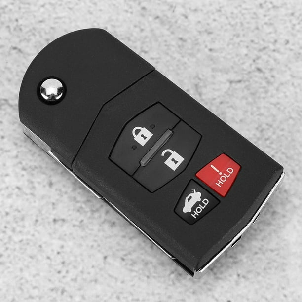 Llave 3 1 Botones Plegable, Funda Para A Distancia De Coche, Funda Protectora Para 3 5 6 RX-8 CX-7 CX-9